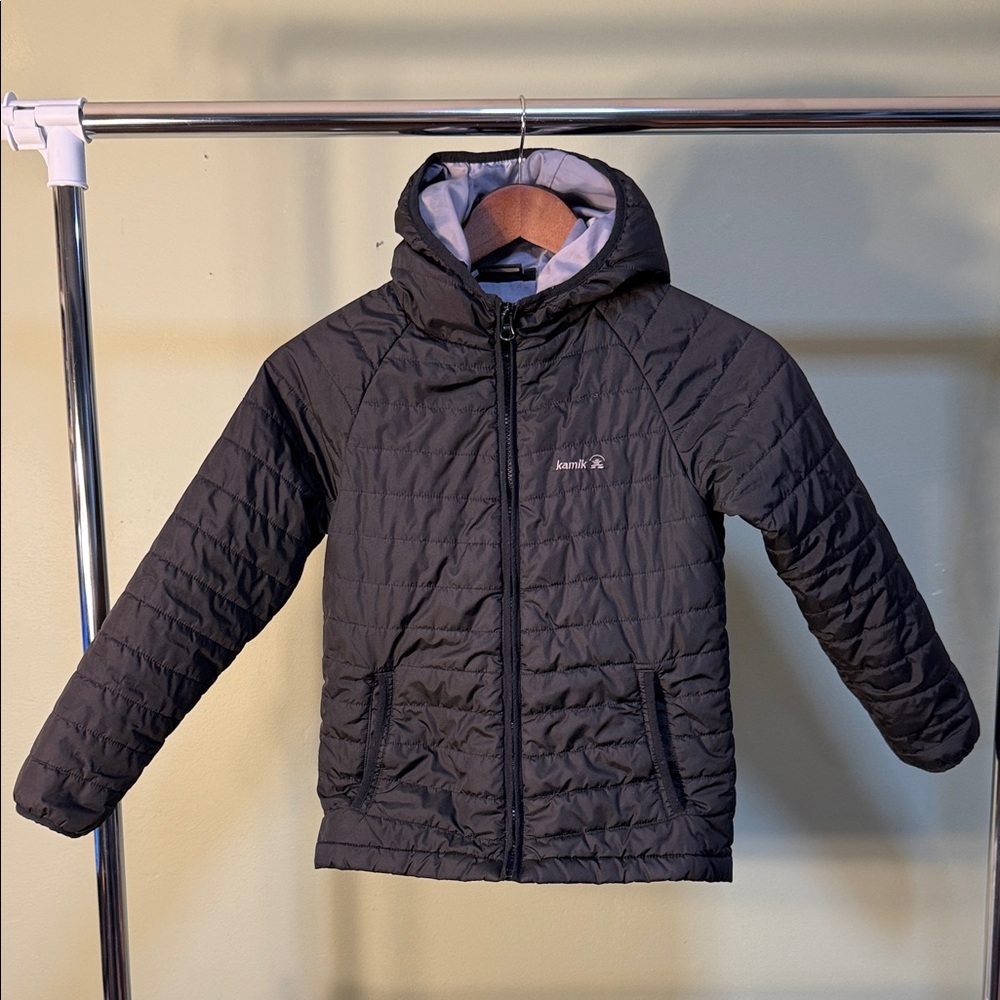 Kamik Black Kids Puffer Jacket